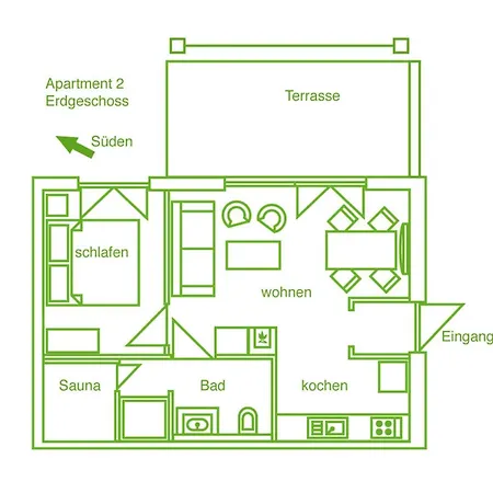 Lägenhet Beim Windmueller App 2,3,4,5